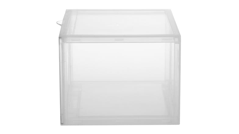 Sherwood Stacking Shoe Side Display Box - Transparent