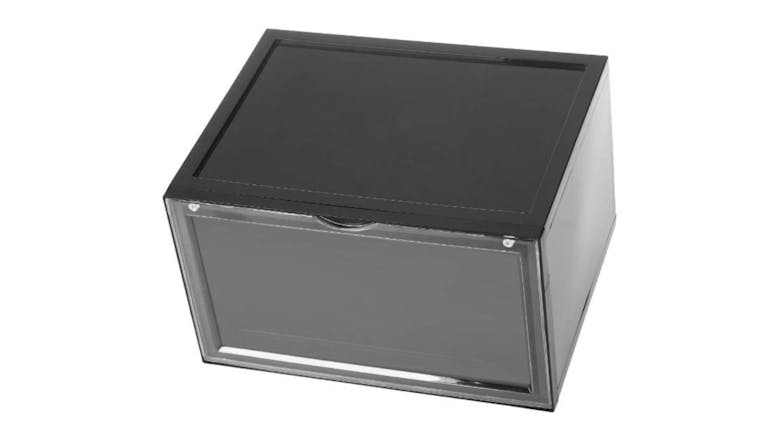 Sherwood Stacking Shoe Side Display Box - Black