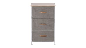 Sherwood Luna 3 Drawer Linen Dresser - Cream