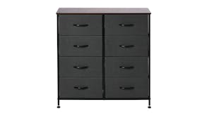 Sherwood Luna 8 Drawer Linen Dresser - Charcoal