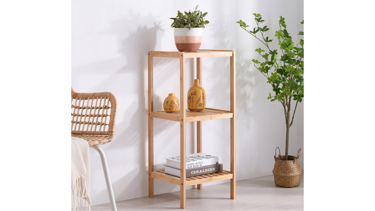 Sherwood Vivonne 3 Tier Bamboo Shelf