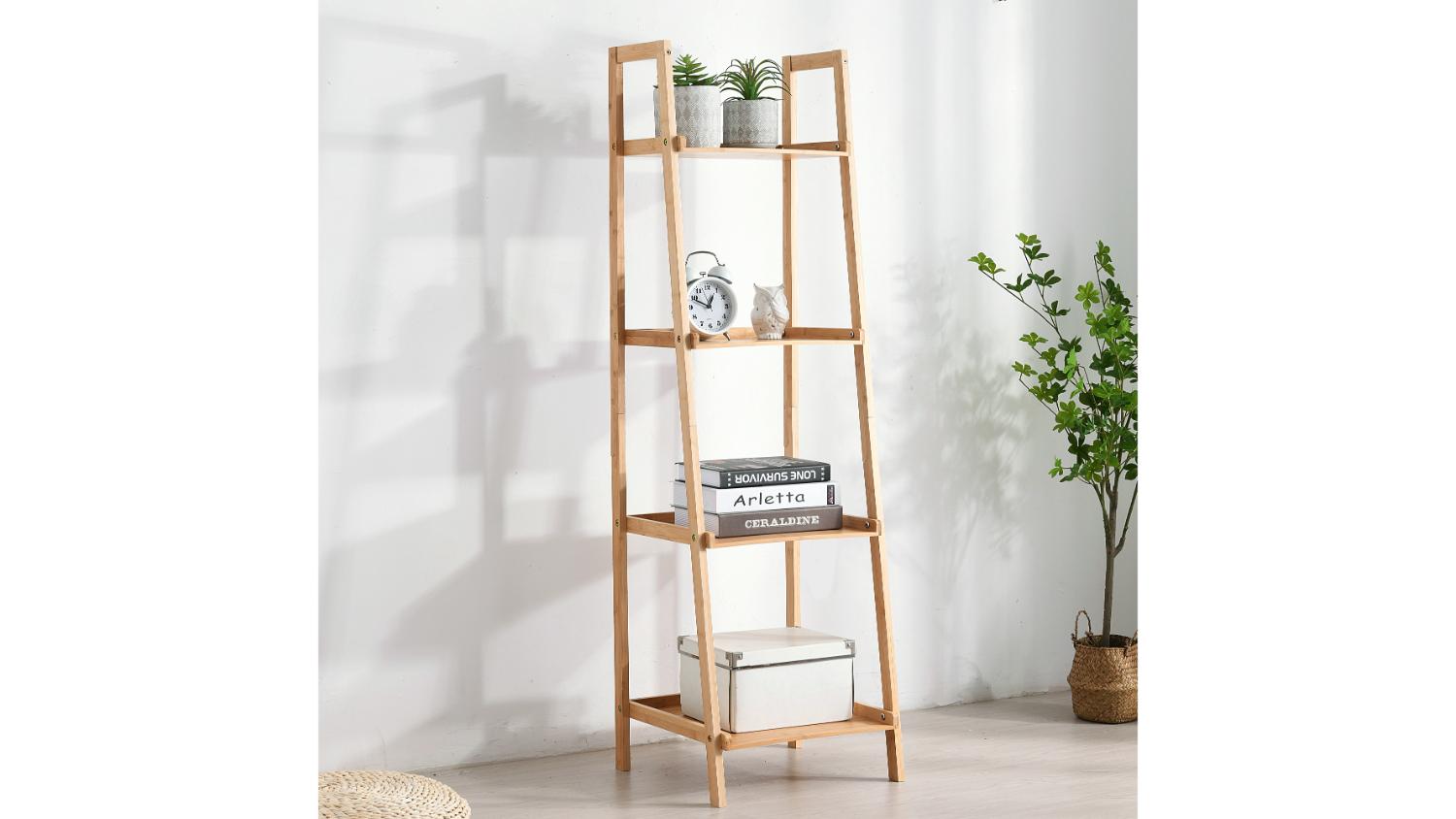 TAKARA Kusa 5 Tier Bamboo Ladder Shelf