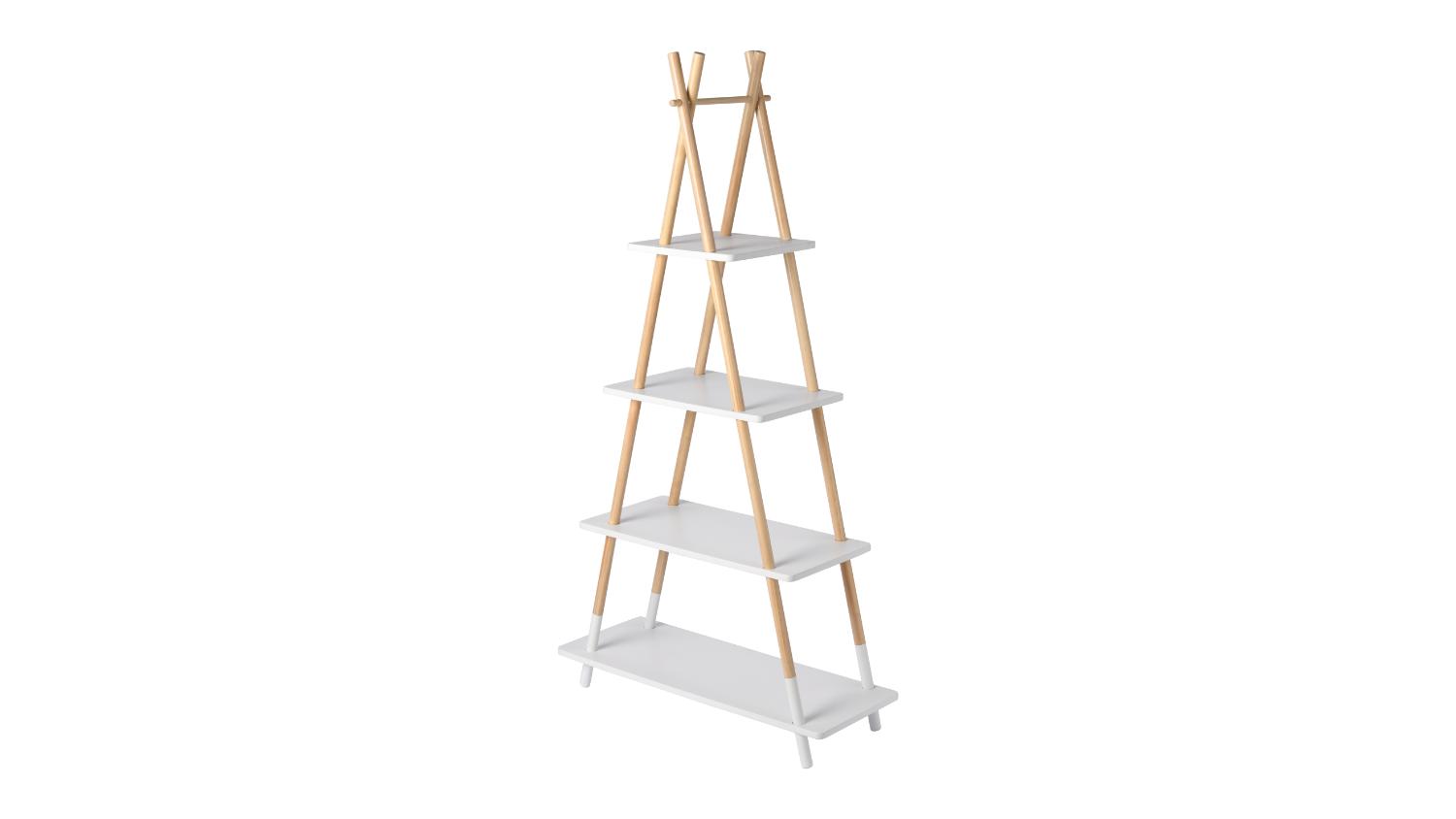 TAKARA Kusa 4 Tier Bamboo Ladder Shelf Harvey Norman New Zealand
