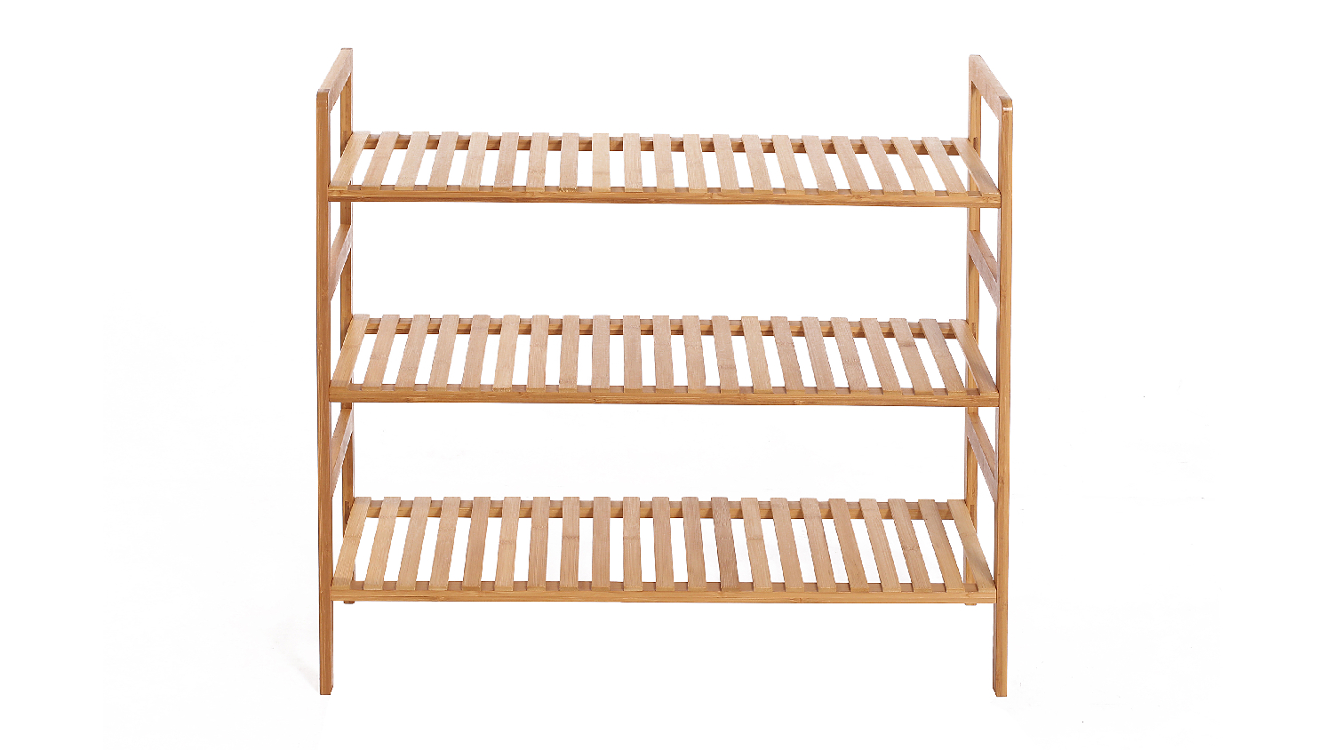 Sherwood 3-Tier Natural Bamboo Shoe Rack