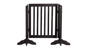 Charlie's Freestanding Pet Gate 3pcs. - Brown