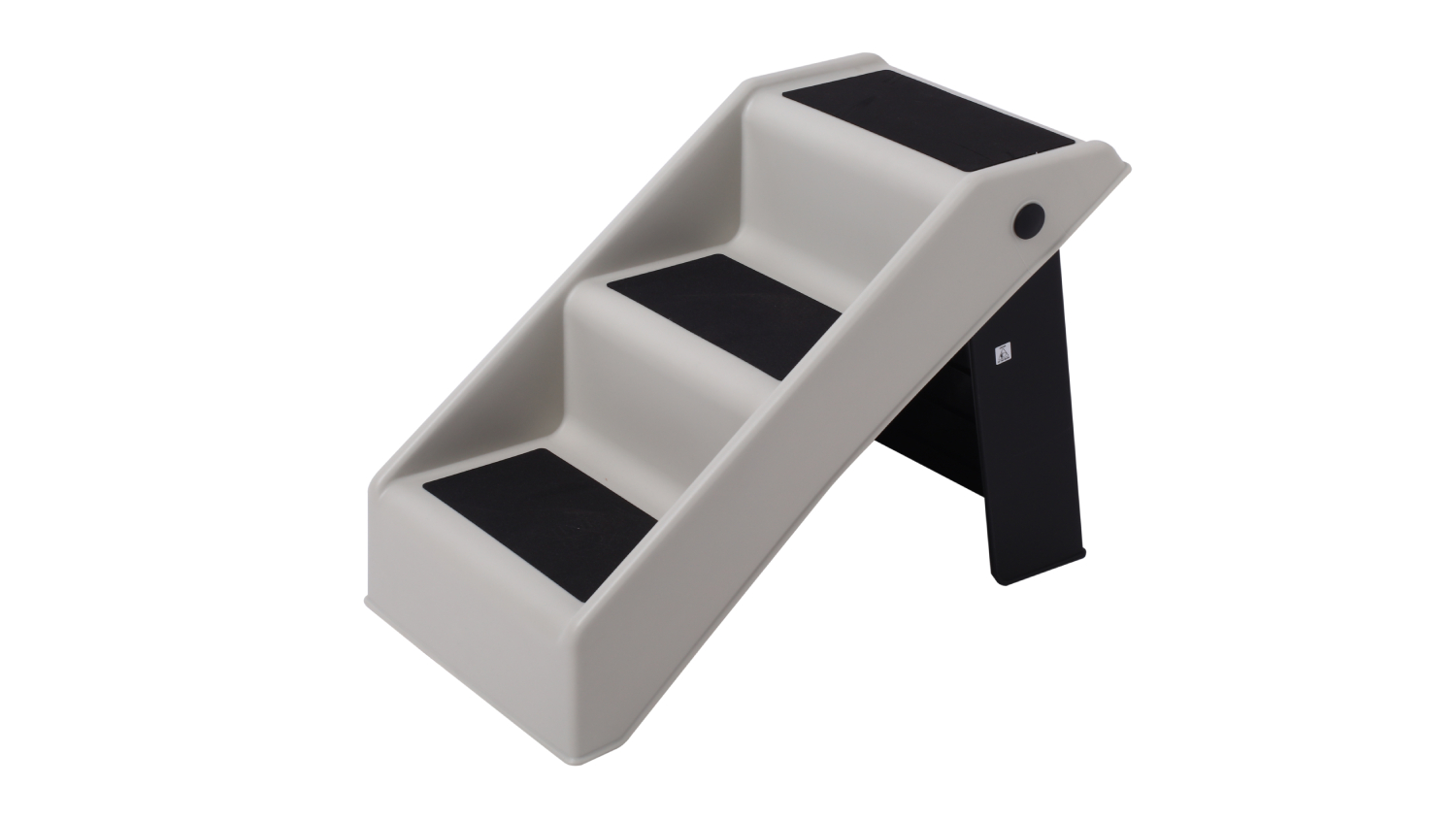 Charlie's Plastic Dog Stairs - Grey