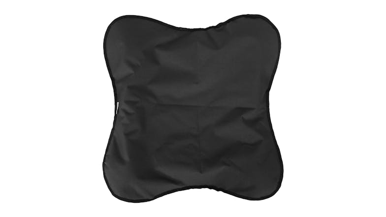 Charlie's Folding Plush Camping Pet Bed Medium - Black