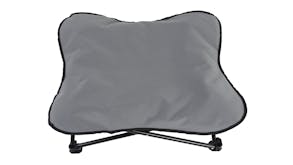 Charlie's Folding Plush Camping Pet Bed Medium - Grey