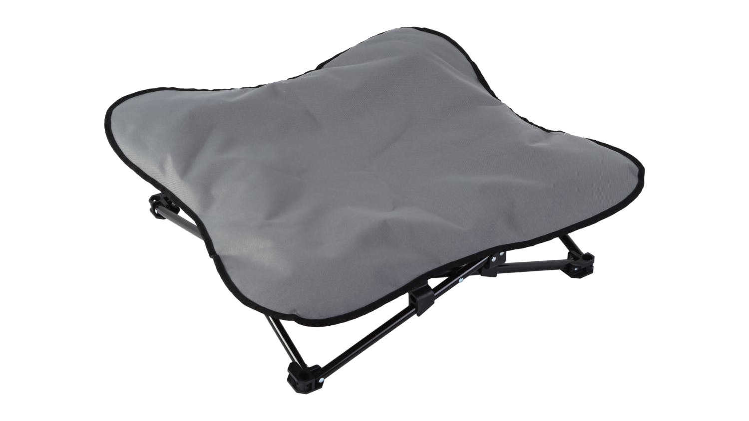 Charlie's Folding Plush Camping Pet Bed Medium - Grey