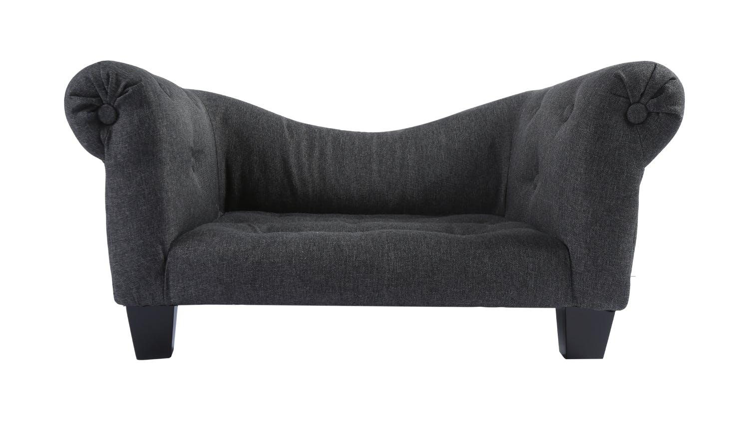 Charlie's Luxe Pet Sofa - Charcoal