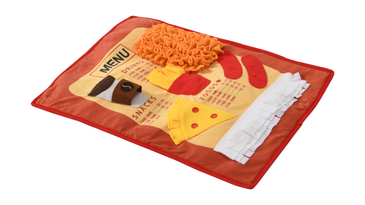 Charlie's Pet Enrichment Snuffle Mat Retro Menu Harvey Norman New
