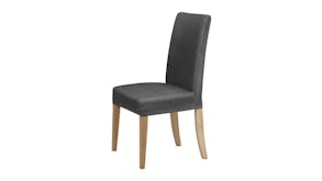 Sherwood Faux Suede Dining Chair Cover 6pcs. - Charcoal