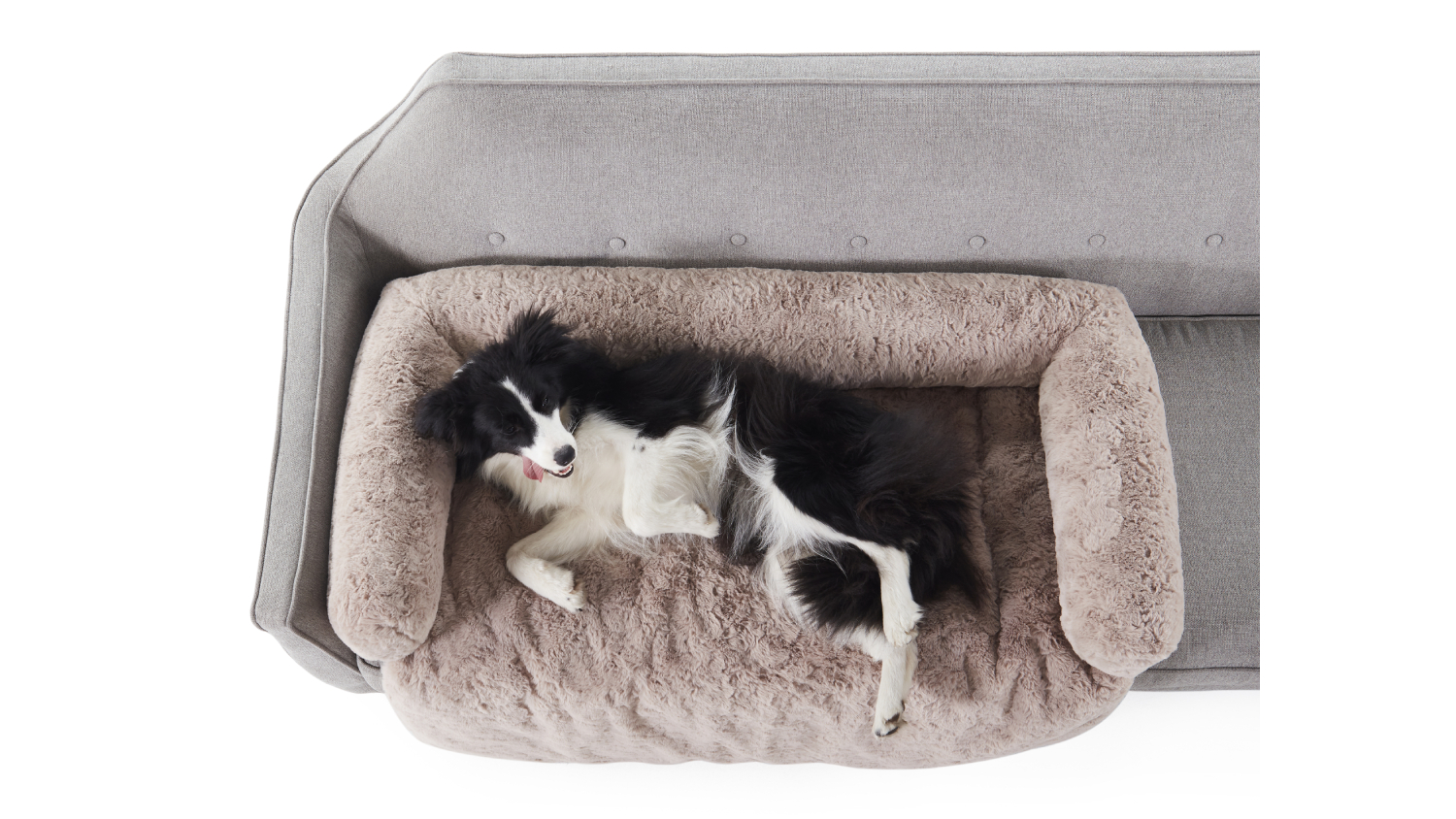 Charlie's Faux Fur Sofa Protector Small - Beige