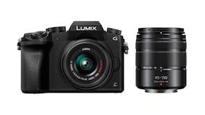 Panasonic Lumix G7 Mirrorless Camera with Lumix G Vario 14-42mm f/3.5-5.6 & 45-150mm f/4-5.6 Lens