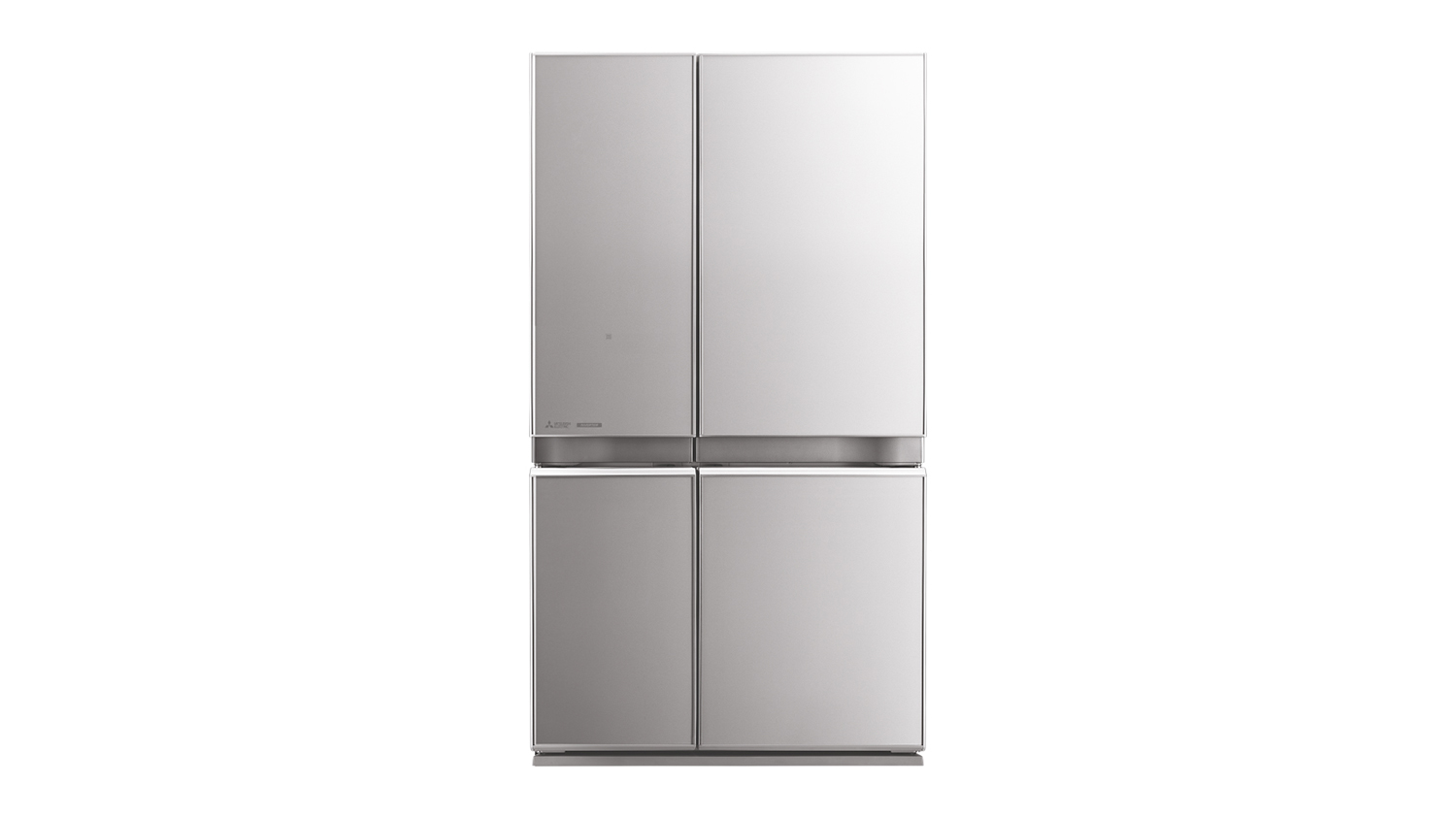 Mitsubishi Electric 635L Quad Door Fridge Freezer with Ice Maker - Silver Glass (MR-LA635ER-GSL-A)