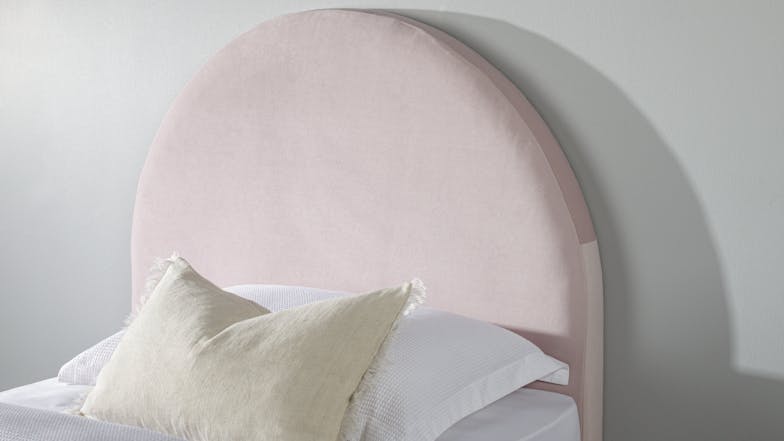 Zoey King Single Headboard - Blush