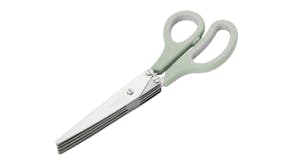 Gourmet Kitchen Multi-Blade Kitchen Scissors - Sage Green