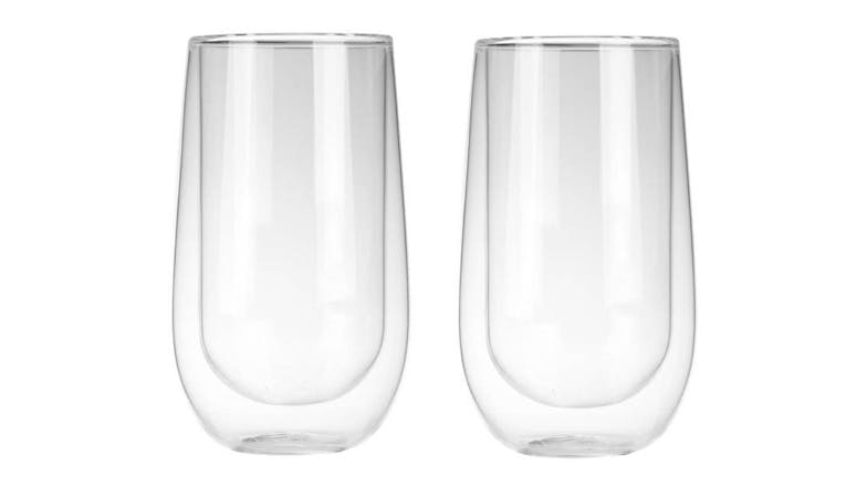 Sherwood Double Walled Glass Cup Set 400ml 2pcs.