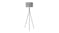 Sherwood Art Deco Tripod Floor Lamp - Matte Black/Grey