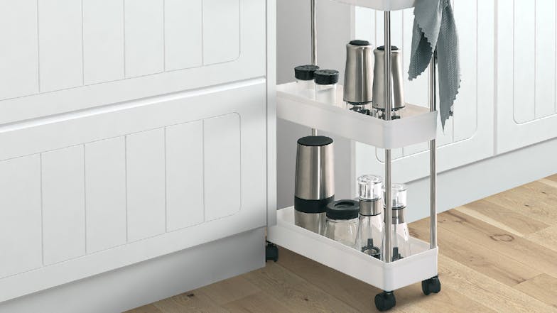 Sherwood 3 Tier Storage Trolley - White