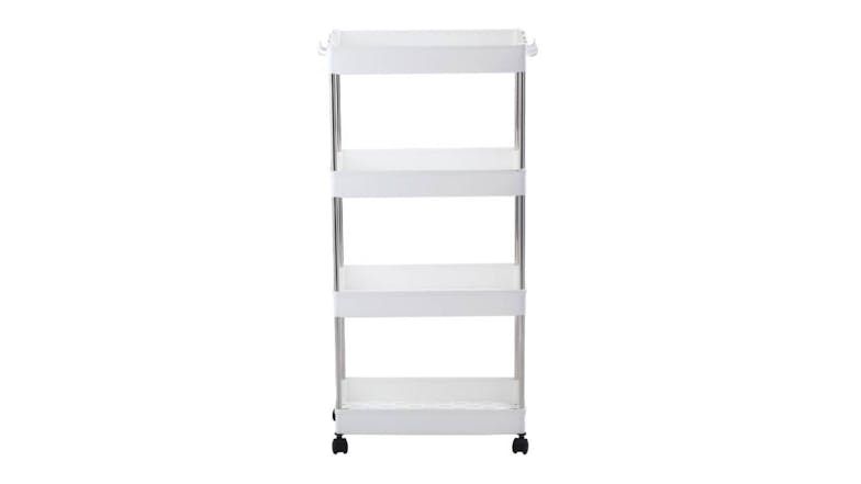 Sherwood Extra Wide 4 Tier Storage Trolley - White