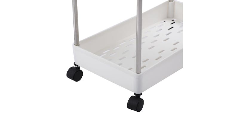 Sherwood Extra Wide 4 Tier Storage Trolley - White