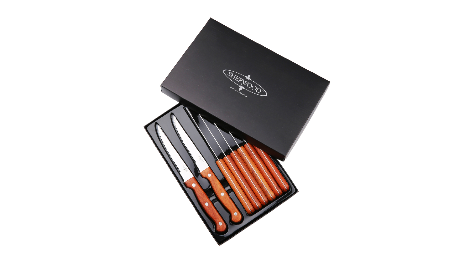Sherwood Rosewood Steak Knife Set 8pcs.