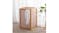 Sherwood Bamboo Slatted Laundry Hamper with Cover - Natural