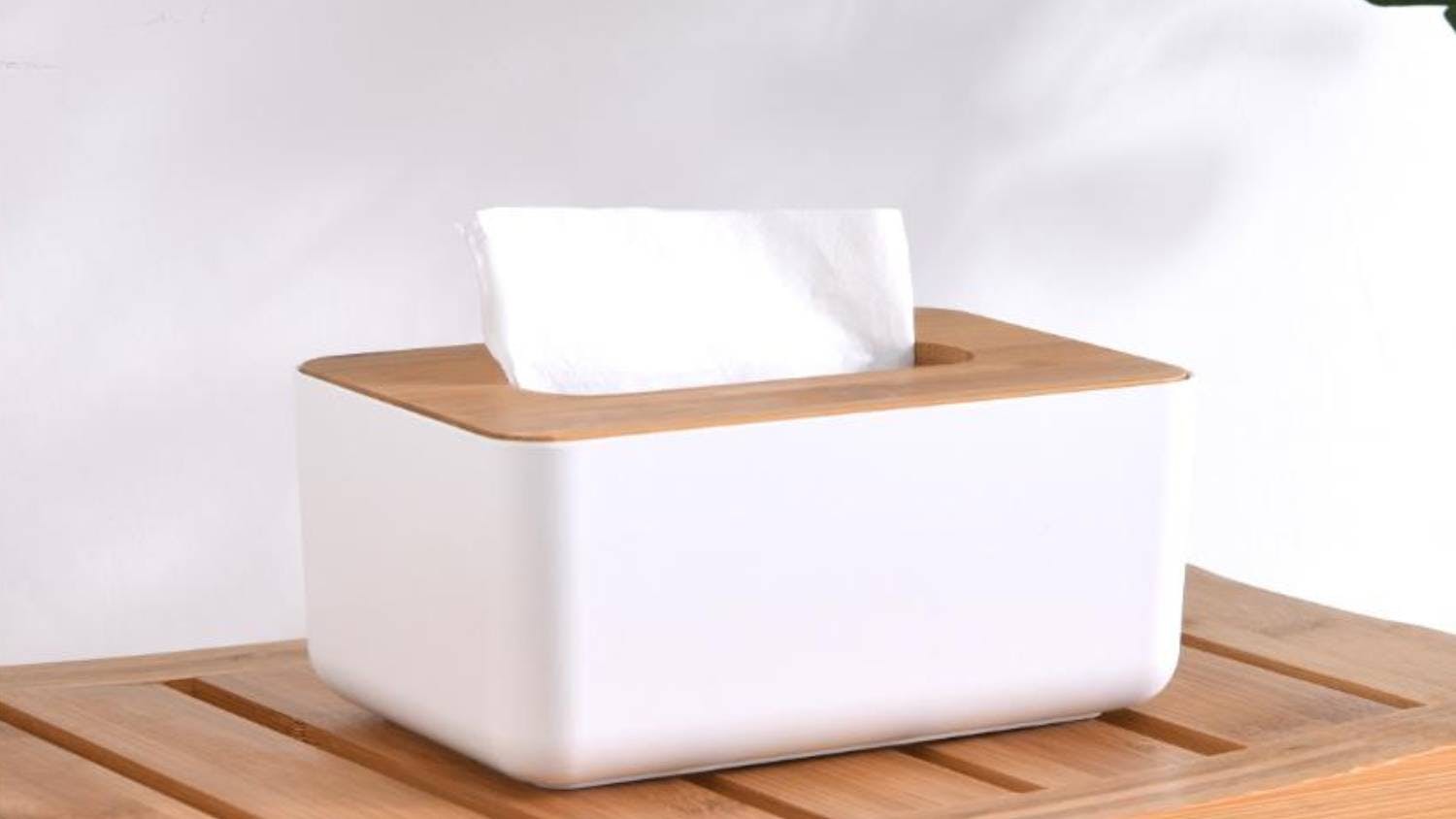 TAKARA Bamboo Tissue Bog Small - White