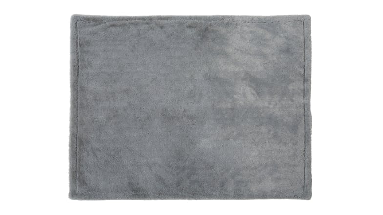 Charlie's Reversible Faux Fur Pet Blanket Large - Blue/Grey