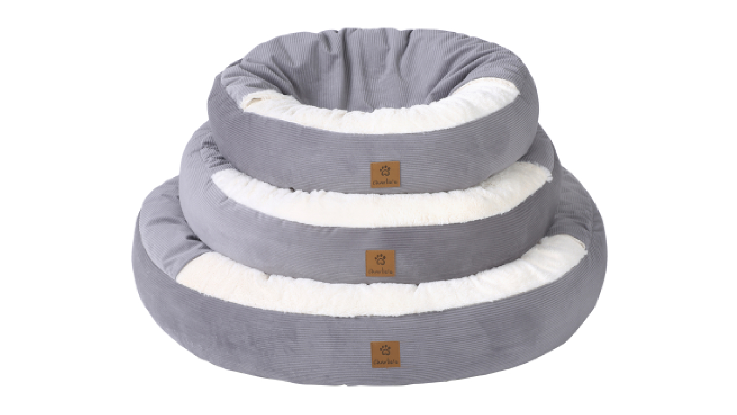 Charlie’s pet bed in different sizes.