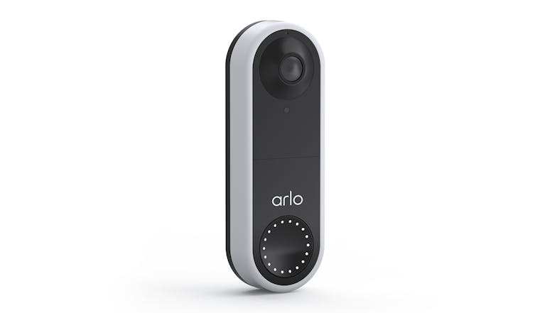 Arlo Essential Video Doorbell (Wired, 1536x1536 HD, Night Vision, Motion Detection, Two-Way Audio)