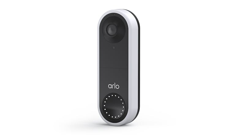 Arlo Essential Video Doorbell (Wired, 1536x1536 HD, Night Vision, Motion Detection, Two-Way Audio)