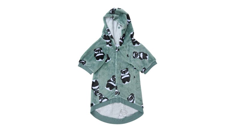 Uggo Wear Sherpa Fleece Pet Hoodie Extra Small - Sage Pand-UH!