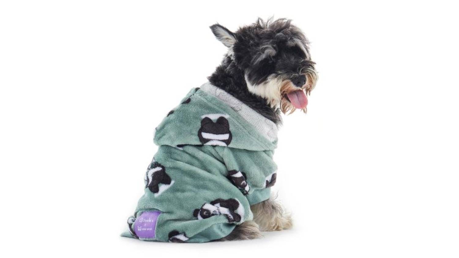 Uggo Wear Sherpa Fleece Pet Hoodie Small - Sage Pand-UH!