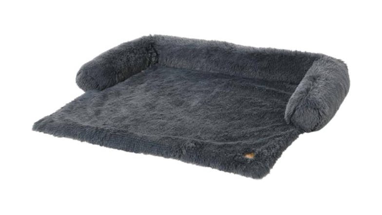 Charlie's Faux Fur Sofa Protector Ex-Ex Large - Charcoal