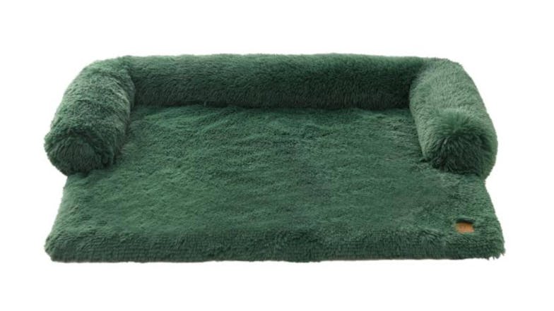 Charlie's Faux Fur Sofa Protector Ex-Ex Large - Eden Green