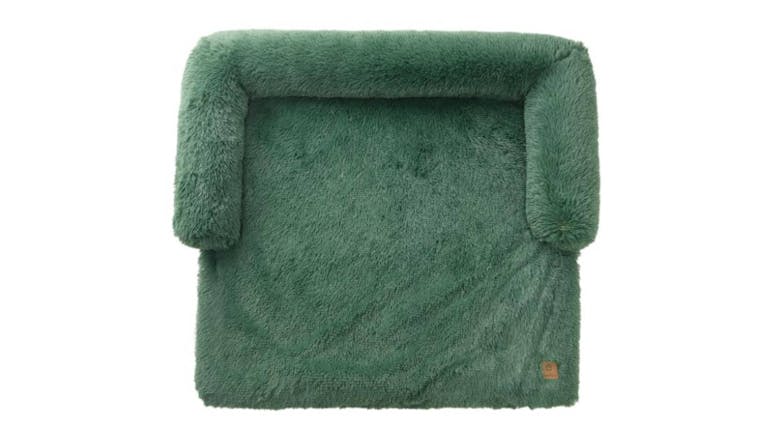 Charlie's Faux Fur Sofa Protector Ex-Ex Large - Eden Green