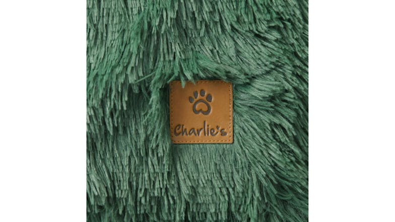 Charlie's Faux Fur Sofa Protector Ex-Ex Large - Eden Green