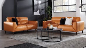Sonoma 2 Piece Leather Lounge Suite