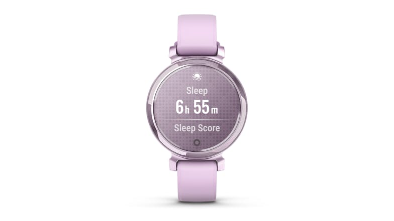 Garmin Lily 2 Smartwatch - Metallic Lilac Case and Lilac Silicone Band (GPS, Bluetooth)