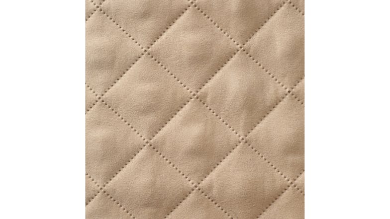 Charlie's Quilted Couch Cover - Oat