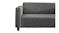 Sherwood Faux Linen 2 Seater Couch Cover - Black