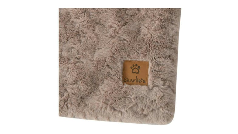 Charlie's Faux Fur Sofa Protector Ex-Ex Large - Beige