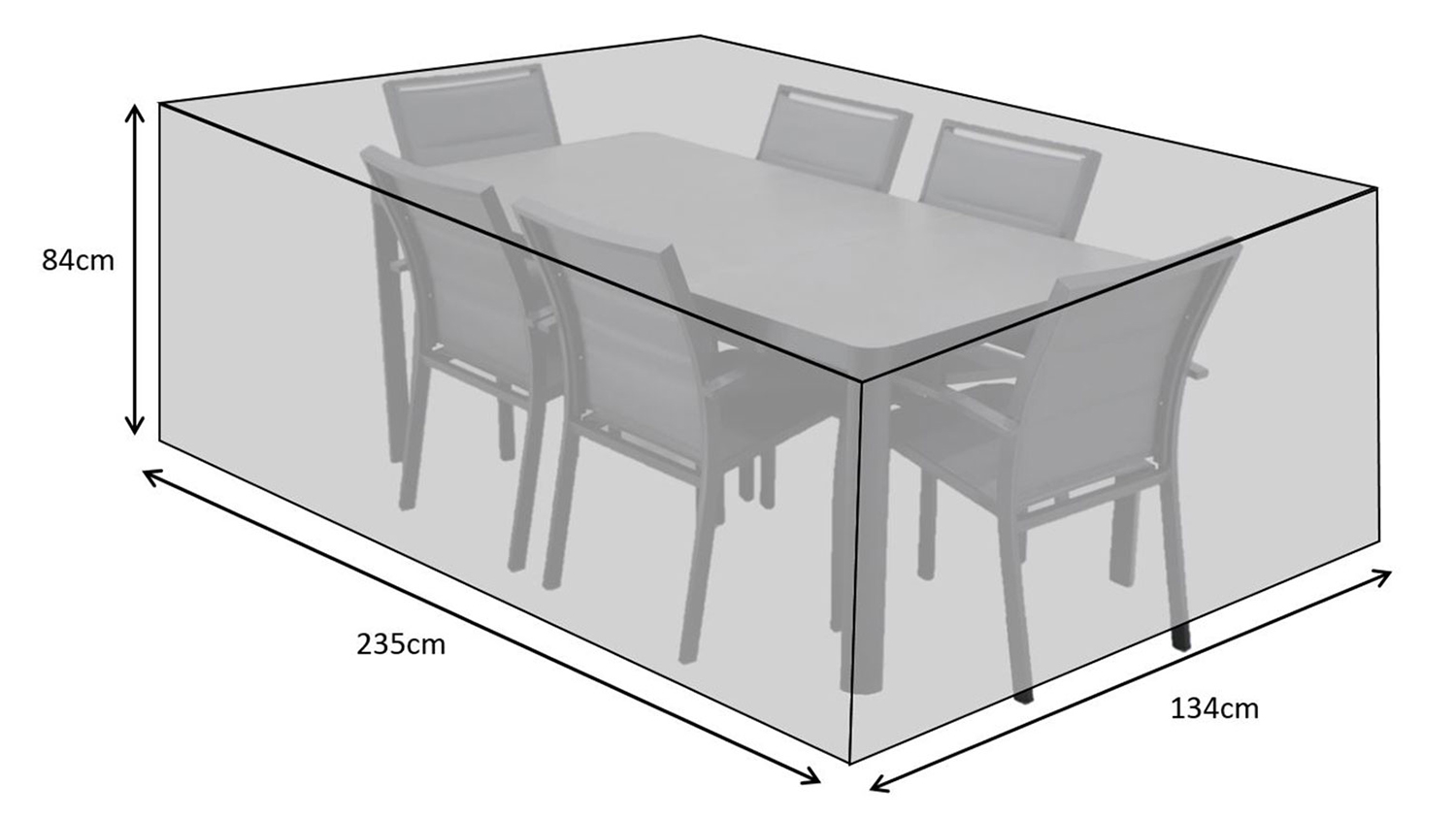Outdoor Furniture Rectangle Cover - Small