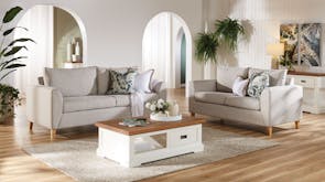 Nusa 2 Piece Fabric Lounge Suite