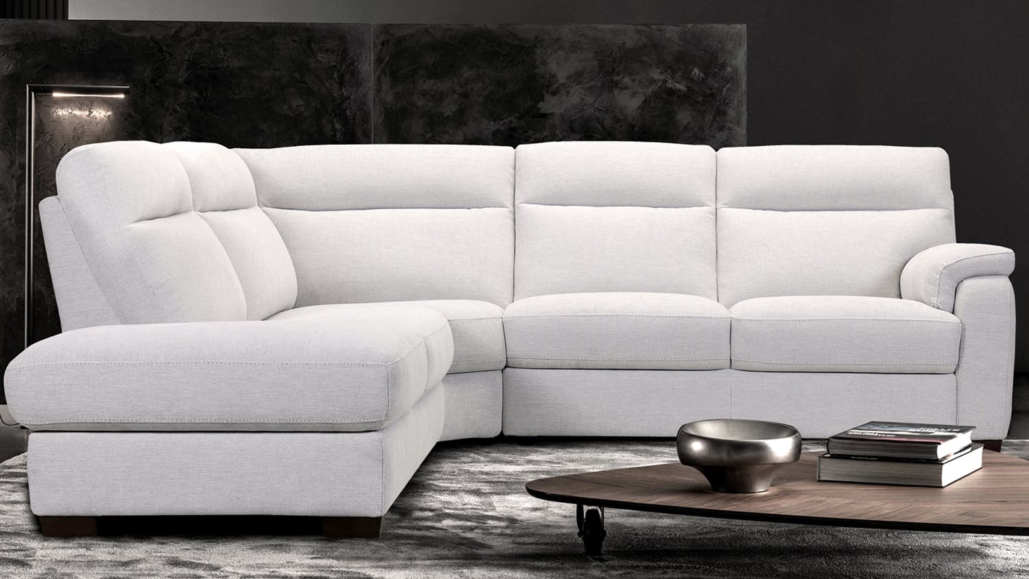 Marino 5 Seater Fabric Corner Sofa with Chaise