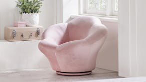 Petal Swivel Chair - Pink