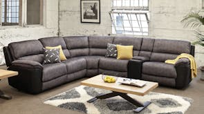 Lachlan 5 Seater Fabric Corner Lounge Suite