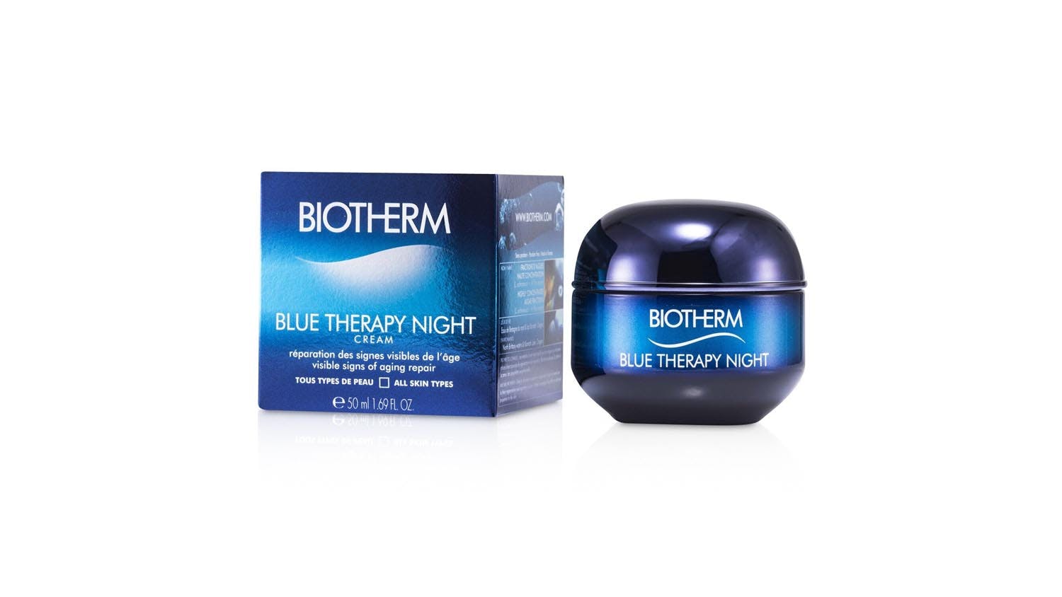 Biotherm Blue Therapy Night Cream (For All Skin Types) - 50ml/1.69oz